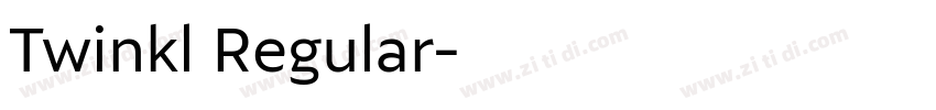 Twinkl Regular字体转换